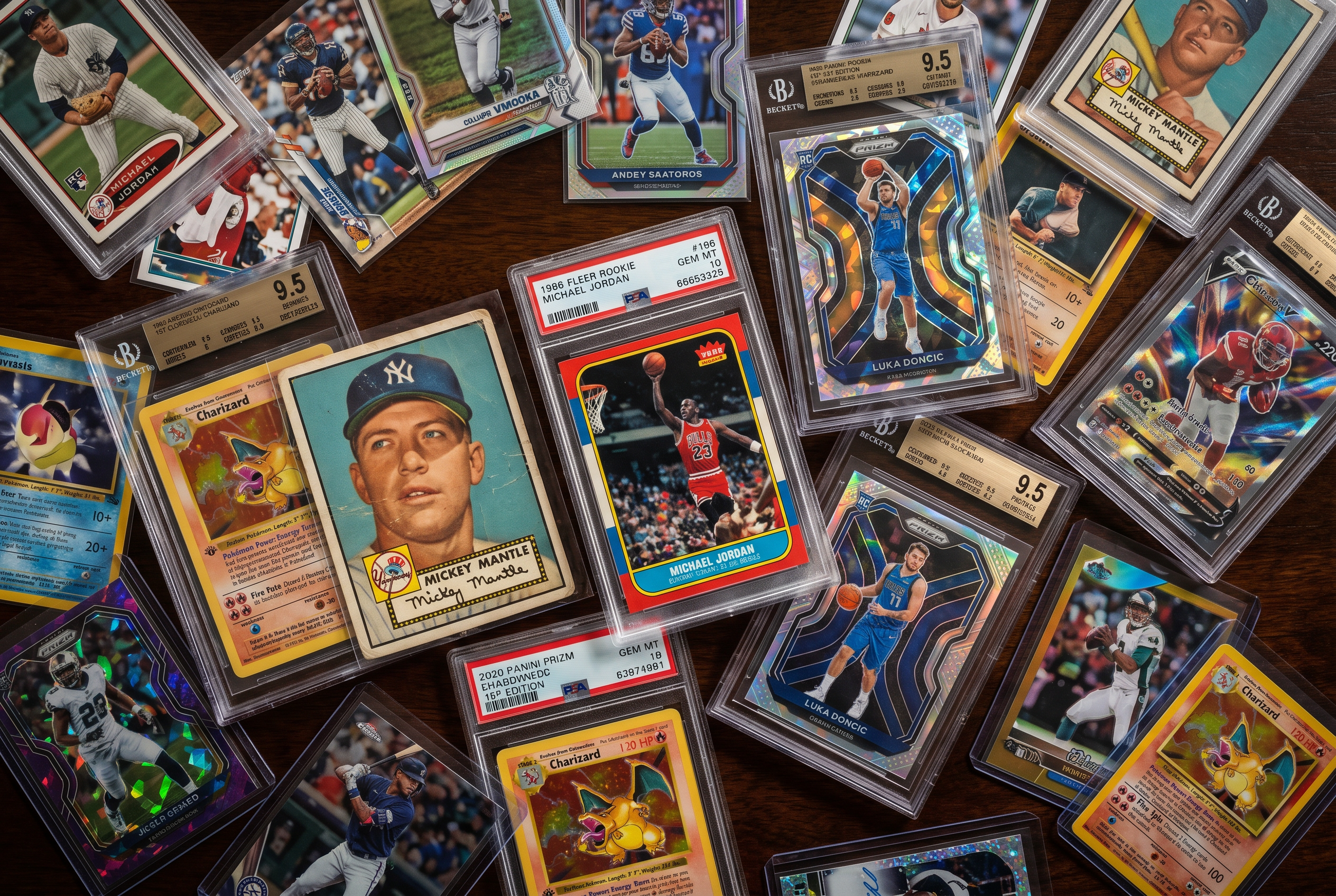 Card collection background